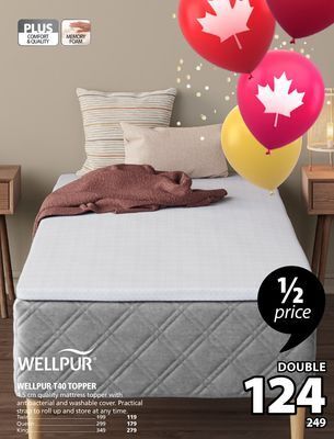 JYSK Wellpur t40 topper offer