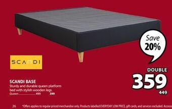 JYSK Scandi base offer