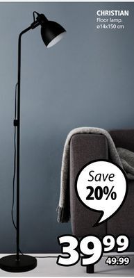 JYSK Christian floor lamp offer