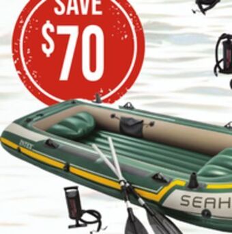 Bass Pro Intex® seahawk 4 inflatable boat kit offer