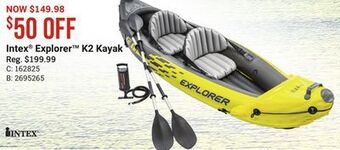 Bass Pro Intex explorer k2 kayak offer