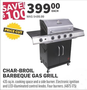 Co-op CHAR-BROIL BARBEQUE GAS GRILL offer