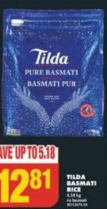 No Frills Tilda Basmati Rice offer