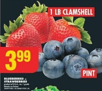 No Frills BLUEBERRIES of STRAWBERRIES offer
