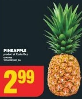 No Frills PINEAPPLE offer