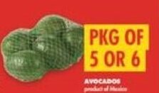 No Frills AVOCADOS offer
