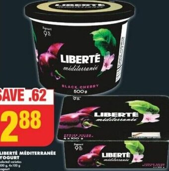 No Frills LIBERTÉ MÉDITERRANÉE YOGURT offer