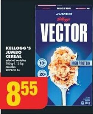 No Frills Kellogg's Jumbo Cereal offer