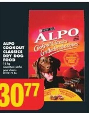 No Frills ALPO COOKOUT CLASSICS DRY DOG FOOD 16 kg offer