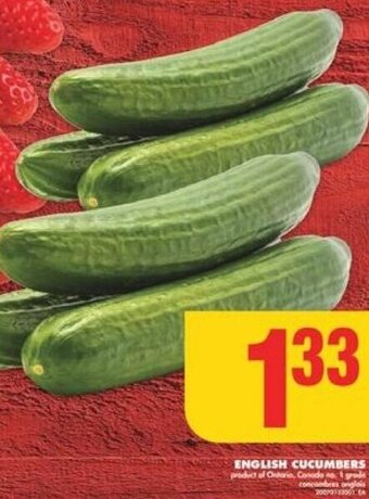 No Frills English Cucumbers offer