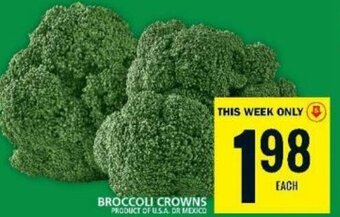 Food Basics BROCCOLI CROWNS offer