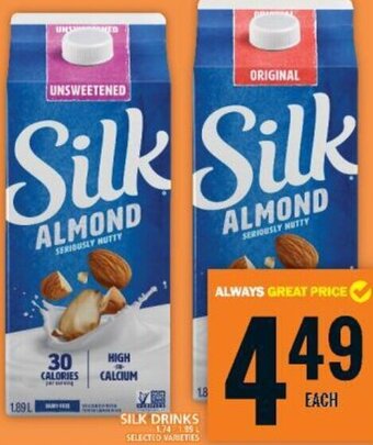 Food Basics SILK DRINKS offer