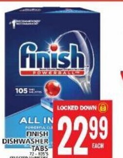 Food Basics FINISH DISHWASHER TABS offer