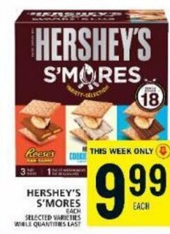 Food Basics HERSHEY'S S'MORES EACH SELECTED VARIETIES offer