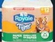 No Frills TIGER TOWELS offer