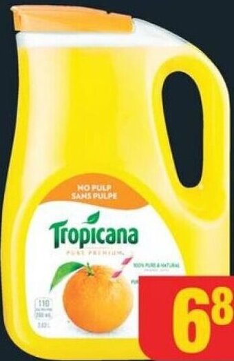 No Frills TROPICANA ORANGE JUICE offer