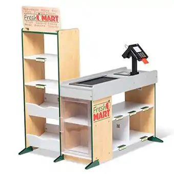 Amazon Invite-only deal - melissa & doug freestanding wooden fresh mart grocery store offer