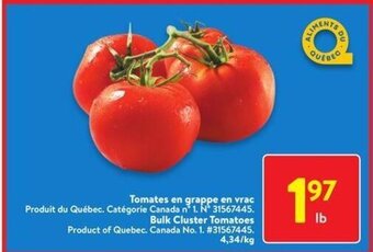 Walmart Bulk cluster tomatoes offer