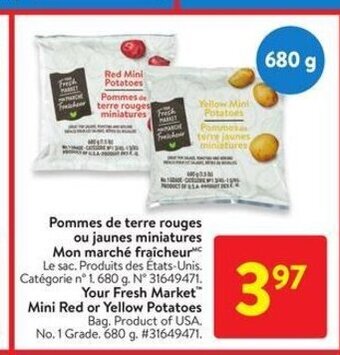 Walmart Your fresh market mini red potatoes offer