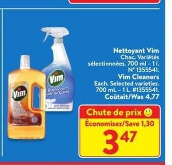 Walmart Vim cleaners offer