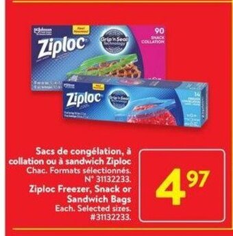 Walmart Ziploc freezer offer