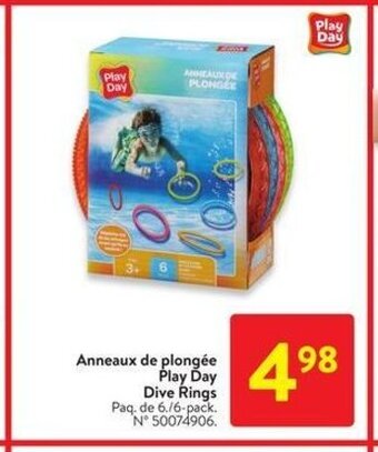 Walmart Play Day dive rings offer
