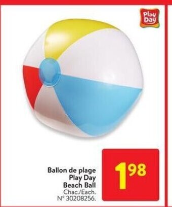 Walmart Play Day beach ball offer