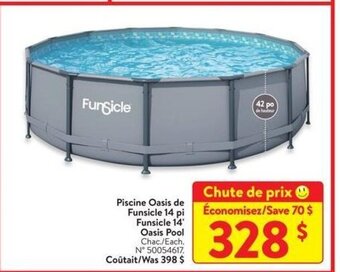 Walmart Funsicle 14'' oasis pool offer