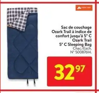 Walmart Sac de couchage Ozark Trail à indice de confort jusqu'à 5° C offer