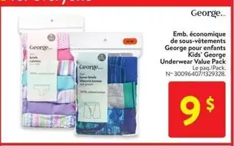 Walmart George underwear offer