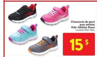 Walmart Kid's athletic shoes offer