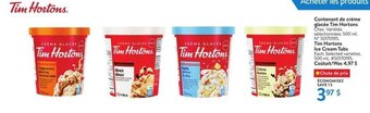 Walmart Tim hortons ice cream tubs offer