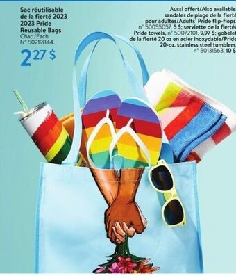 Walmart 2023 pride reusable bags offer