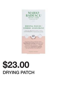 Drying patch
