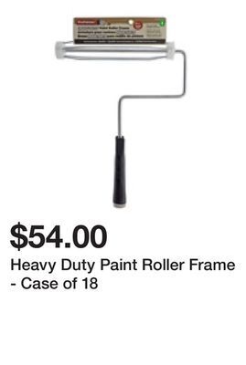 Dollarama Heavy duty paint roller frame - case of 18 offer