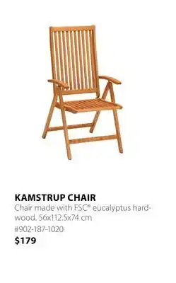 JYSK Kamstrup chair offer