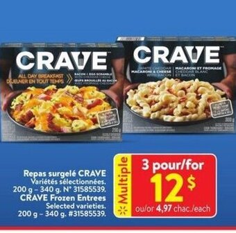 Walmart Repas surgelé CRAVE offer