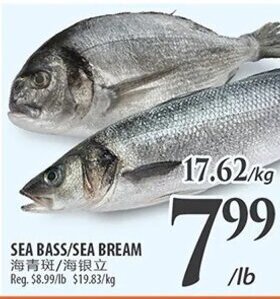 Al Premium Food Mart SEA BASS/SEA BREAM offer