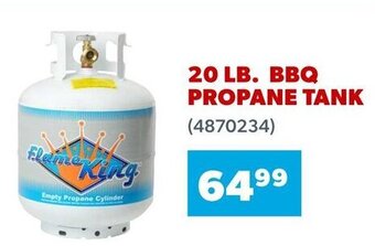 20 LB. BBQ PROPANE TANK