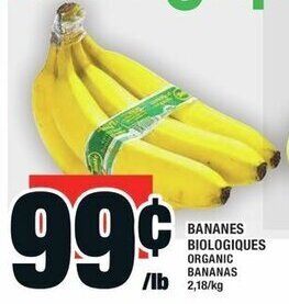 Super C ORGANIC BANANAS offer