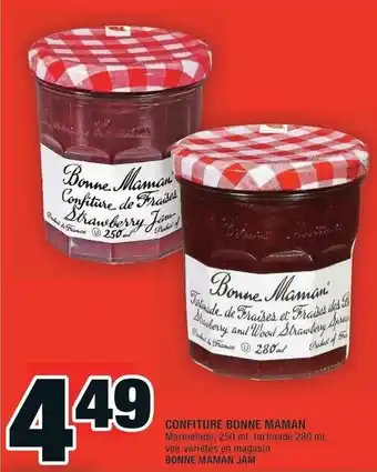 Super C CONFITURE BONNE MAMAN Marmelade, 250 ml, tartinade 280 ml, offer