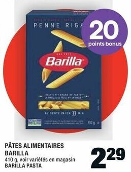 Super C PÂTES ALIMENTAIRES BARILLA 410 g, offer