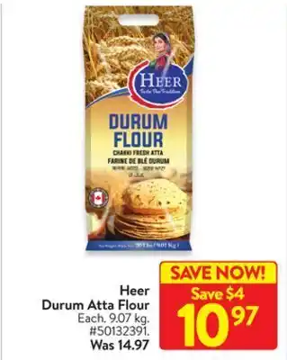 Walmart Heer durum atta flour offer
