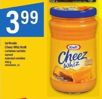 Maxi Kraft Cheez Whiz spread 450 g offer