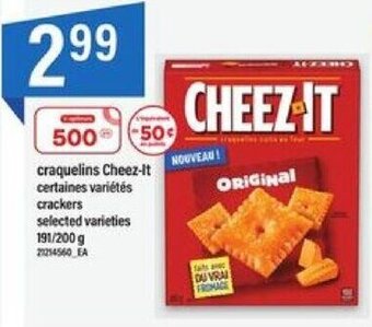 Maxi craquelins Cheez-It 191/200 g offer