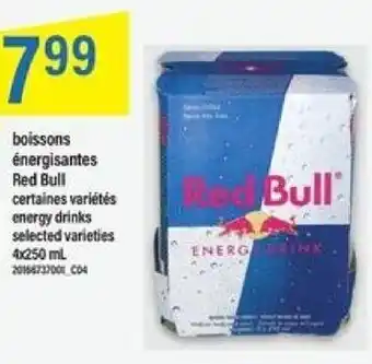 Maxi Red Bull energy drinks 4 x 250 mL offer