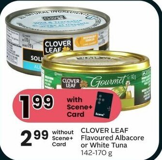 IGA CLOVER LEAF Flavoured Albacore or White Tuna 142 - 170 g offer