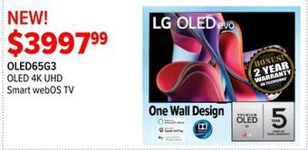 2001 Audio Video Lg oled 4k uhd smart webos tv offer