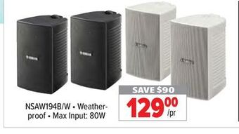 2001 Audio Video Yamaha indoor/outdoor speakers offer