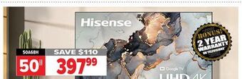2001 Audio Video Hisense uhd 4k offer